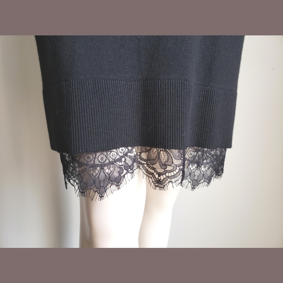 Ann Taylor Lace Bottom Sweater Dress - Picture 6 of 10